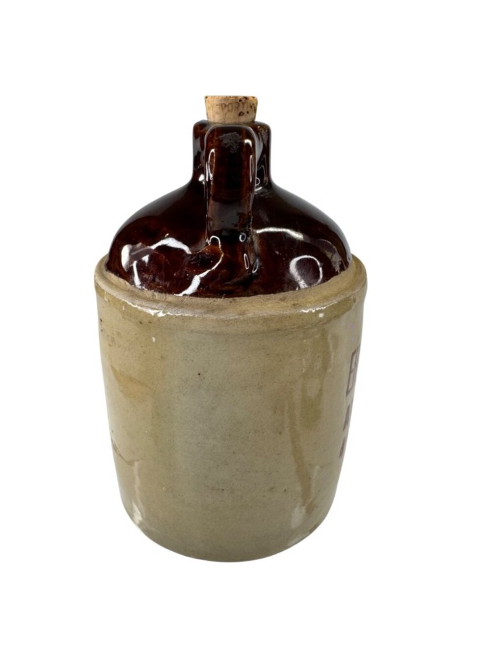 Ehrle Bros. Pottery Jug Handle & Cork 4/5 Qt 1973 Collectible Stoneware USA Vtg - Picture 9 of 13